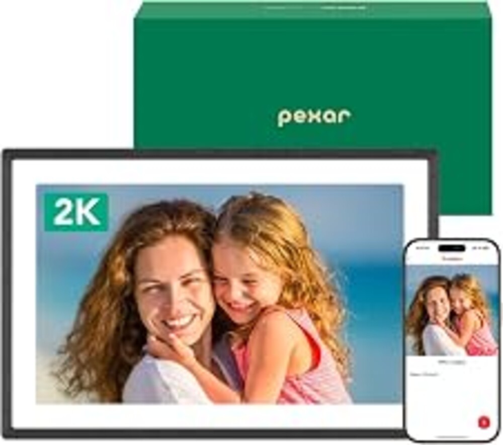 Pexar by Lexar WiFi Digital Picture Frame 11″ | Yahoo Tech Best Tested Frame 2026 | 2K Resolution Ultimate Clarity, Anti-Glare Touch Stunning Screen for Gifting, Share Photos/Videos via APP