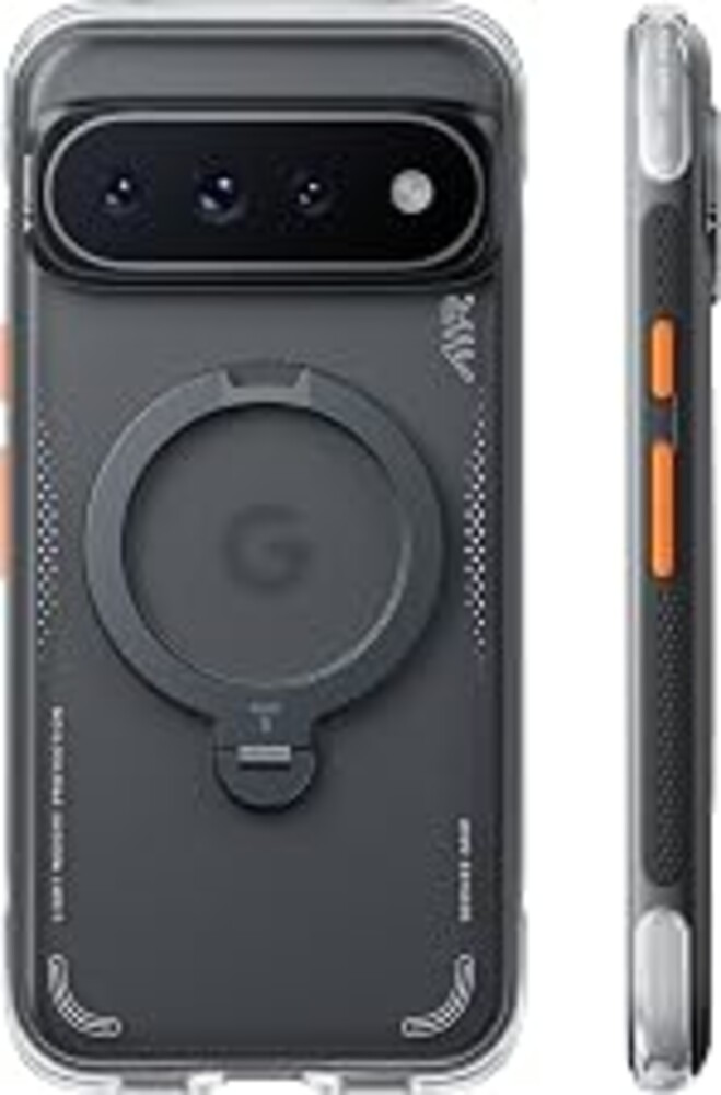 TORRAS Q3 Air for Google Pixel 11 Pro XL Case Compatible with Pixelsnap | 360 Magnetic Stand, Works with MagSafe Accessories, AirPro Cushion, Lightweight Heavy-Duty Impact Protection, Shadow Black