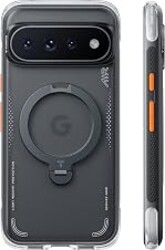 TORRAS Q3 Air for Google Pixel 11 Pro XL Case Compatible with Pixelsnap | 360 Magnetic Stand, Works with MagSafe Accessories, AirPro Cushion, Lightweight Heavy-Duty Impact Protection, Shadow Black