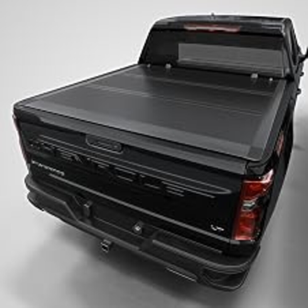 Calffree Low Profile Tri-fold Truck Bed Tonneau Cover Compatible with 2020–2026 Chevy/GMC Silverado/Sierra 2500/3500 HD New Body Style | 6.9' (82.2") Bed | CFLPX038