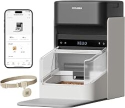 PETLIBRO RFID Automatic Cat Feeder, Collar Tag-Activated Personalized Meals, 5G&2.4G Wi-Fi Programmable Cat Food Dispenser with Cats Recognition & Diet Tracking for Multi-Pet Homes and Different Diets