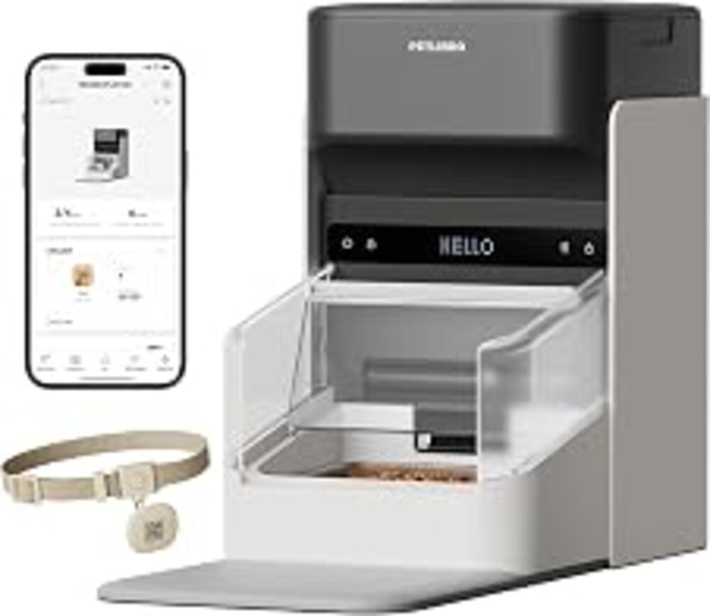 PETLIBRO RFID Automatic Cat Feeder, Collar Tag-Activated Personalized Meals, 5G&2.4G Wi-Fi Programmable Cat Food Dispenser with Cats Recognition & Diet Tracking for Multi-Pet Homes and Different Diets