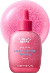 EQQUALBERRY NAD+ Peptide Boosting Serum | 14 Peptide Serum for Face, Neck & Body | Vegan Collagen & Pink Serum for Anti-Aging, Firming & Lifting | Korean Skincare (1.01 oz / 30ml)