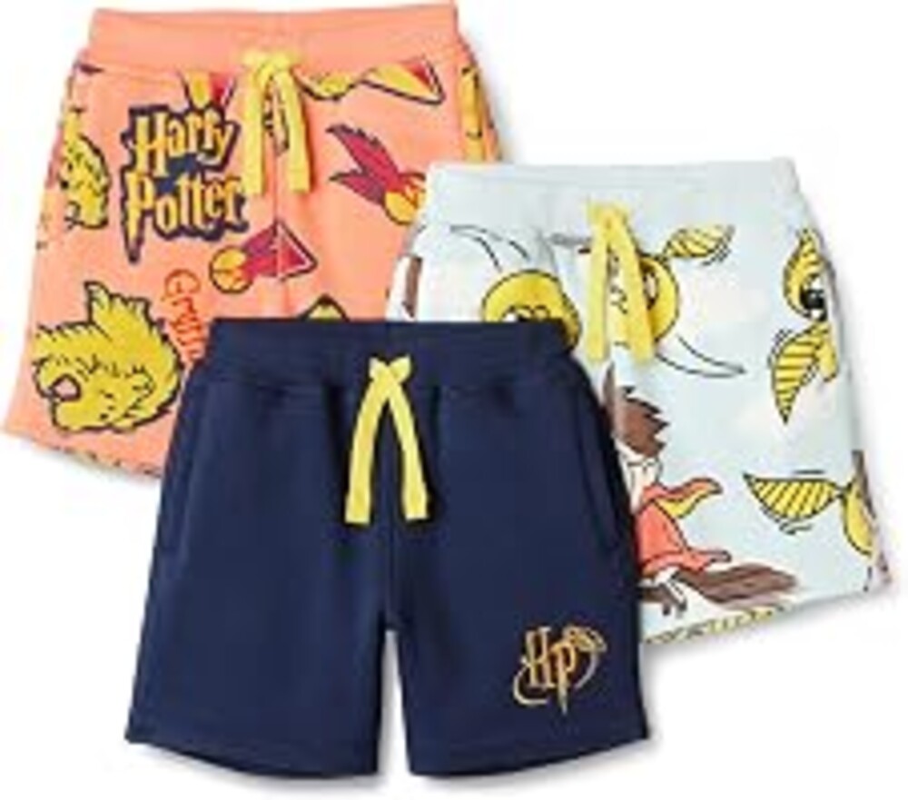 Amazon Essentials Boys and Toddlers' French Terry Knit Shorts, Pack of 3