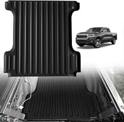 TripleAliners 5.7FT Truck Bed Mat for 2019-2026 Ram 1500&2019-2024 New Body | (& RHO 67.4" Short Bed, Not for Rambox) All Weather TPE Bed Liner w/ Raised Wall, Custom Fit, Anti-Slip, for Ram Accessories