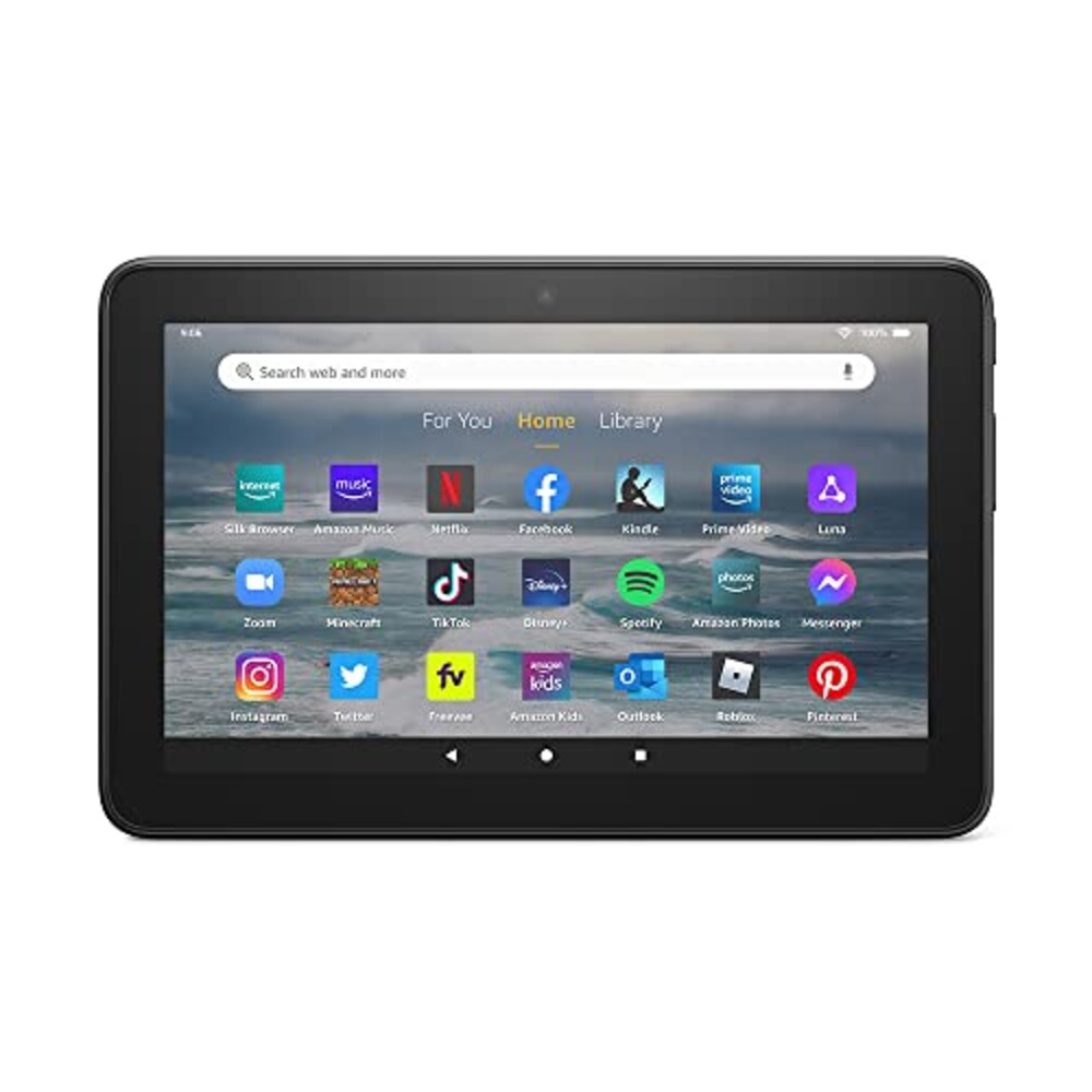Like-New Amazon Fire 7 tablet (newest model) 7” display, read and watch, under $80 with 10-hour battery life, 32 GB, Black
