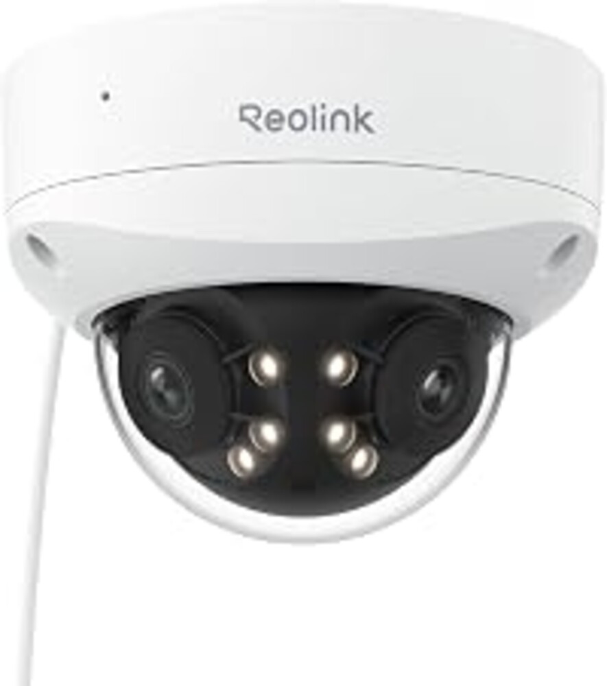REOLINK Duo 2V PoE 8MP Dual-Lens PoE Camera with IK10 Vandal-Proof | Person/Vehicle/Animal Detection, Color Night Vision with Spotlight, 2 Way Talk, IP67 Weatherproof, No PT Supported
