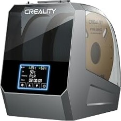 2026 New Official CREALITY Space Pi Filament Dryer Plus, 2 Spools Double 360° 160W PTC Fast Heating 3D Printer Filament Dryer Box, 4''LCD Touch Screen, One-Key Set Filament Drying for PLA PETG ABS TPU