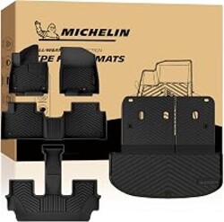 Michelin Vehicle Mats for 2027 Kia Telluride Hybrid (5 Piece) | Not Fit 2020-2025 or Gas, All-Weather TPE Custom Fit Liner, Premier