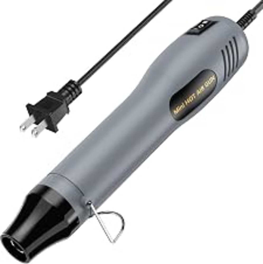 Weitieke Mini Heat Gun 482℉ & 662℉ 2-Modle Temperature Control, Overload protection Ergonomic Design pistola de calor,Mini heat gun' for crafting，shrink tubing，vinyl wrap，resin
