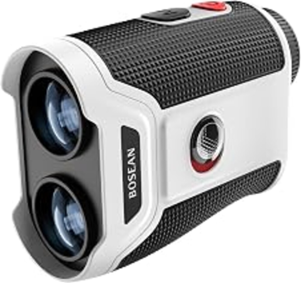 MOESAPU Golf Rangefinder with Slope, 1200/1500Yards Range Finder, 7X Magnification with Flag Lock Vibration, Rechargeable, Magnetic Mount, IP54 Waterproof, Tournament Legal, Golf Accessories for Men