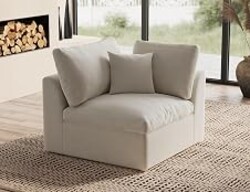 ohllob Corner Seat for Cloud Sectional Couches Living Room, Modular, Boneless, Warm White