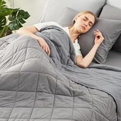 Cozy Bliss Cooling Blanket for Hot Sleepers King Size, Q-Max 0.45 Cooling Comfort, Cold Blankets for Night Sweats Sleeping, Ultra-Cool Lightweight Breathable Blanket for Bed, Glacial Grey