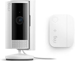 Ring Indoor Cam (2nd Gen), White with Window and Door Sensor (newest model)
