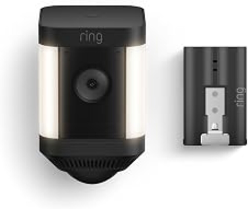 Ring Spotlight Cam Plus, Battery with extra Quick Release Battery
