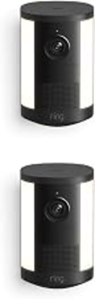 Ring Spotlight Cam 2K (newest model), Battery, Home or business security, Wide-Angle Retinal 2K Video, 6x Enhanced Zoom, Motion-Activated Spotlights, 2-Pack, Black