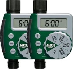 Orbit 62067 1-Outlet Programmable Digital Hose Watering Timer, 2-Pack