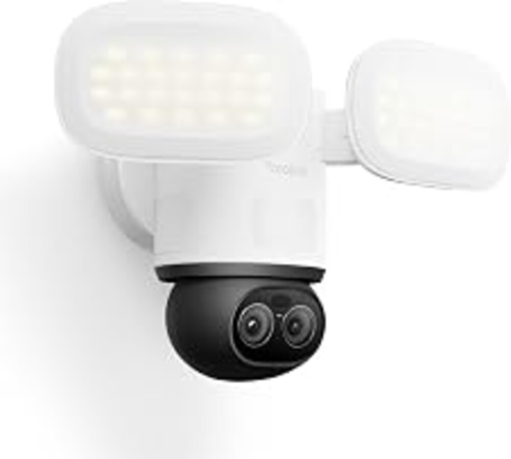 REOLINK TrackFlex Floodlight WiFi, 4K 360° PTZ Dual-Lens Floodlight Camera | 3000 Lumens, 6X Hybrid Zoom, Auto-Tracking, Privacy-Focused Local AI Video Search, Dual-Band WiFi 6, AC Hardwired Not PoE