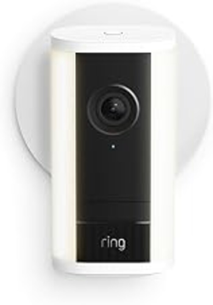 Ring Spotlight Cam Pro, Wired (newest model), White with Hardwired Kit for Cameras