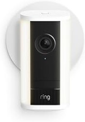 Ring Spotlight Cam Pro, Wired (newest model), White with Hardwired Kit for Cameras