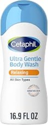 Cetaphil Ultra Gentle Refreshing Body Wash, Hypoallergenic, 16.9oz | Hypoallergenic, Fragrance-Free, Aloe Vera, Calendula, Vitamin B5, Moisturizing, Dermatologist Tested, Dry To Normal Skin