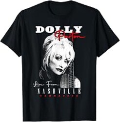 Dolly Parton Live from Nashville Tennessee Photo Portrait T-Shirt