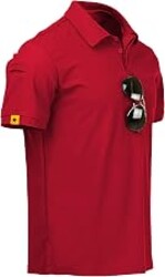 ZITY Mens Polo Shirt Short Sleeve Moisture Wicking Athletic Golf Polos | Breathable, Quick-Drying, Lightweight, Stretchy. Business Casual, Daily, Outdoor, Sport, Tactical, Work Shirts, Big and Tall