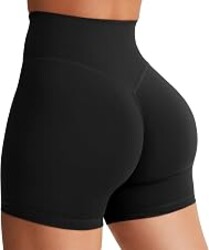 YEOREO SoftHue Women's Biker Shorts Workout Hidden Scrunch Gym Shorts | High Waist, Tummy Control, Buttery Soft, No Front Seam, Running Shorts, 3.6" /4.5" / 6"