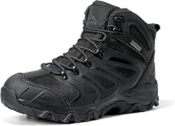 NORTIV 8 Men's Ankle High Waterproof Hiking Boots | Outdoor Lightweight Hiking Boots for Camping, Trekking and Mountaineering Armadillo