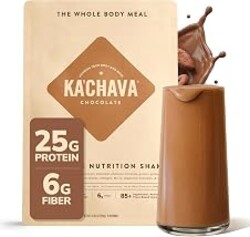 Ka’Chava Whole Body Meal Shake Chocolate 2 lb – Vegan Protein Powder with 85+ Superfoods & Greens – Plant-Based Meal Replacement with Probiotics & Digestive Enzymes – Gluten & Dairy Free (15 Servings)