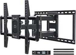 Mounting Dream Full Motion TV Wall Mount for Most 42-90 Inch TV Heavy Duty | Wall Mount TV Bracket with 6 Strong Articulating Arms, Max VESA 600x400mm, Up to 132LBS, Fits 16/18/24'' Wood Studs, MD2298