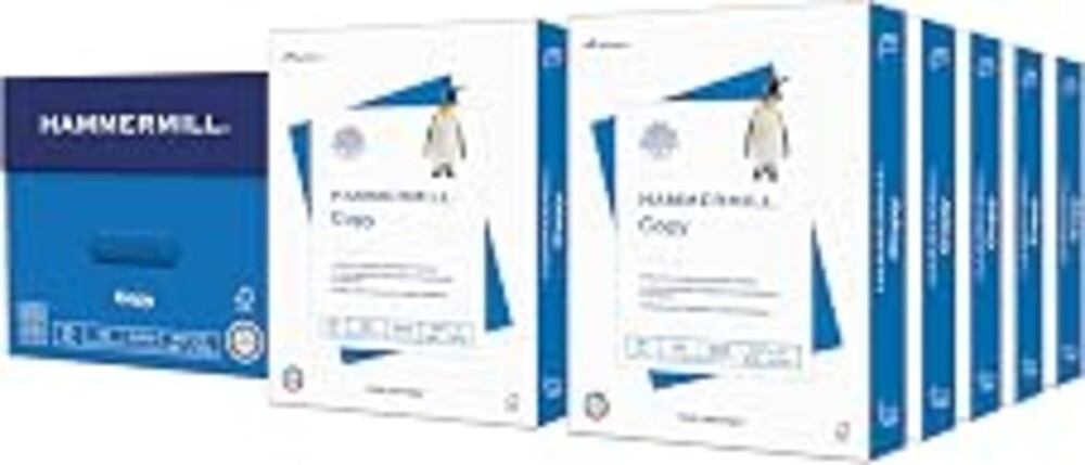 Hammermill Printer Paper, 20 lb Copy Paper, 8.5 x 11 - 10 Ream (5,000 Sheets) - 92 Bright, Made in the USA