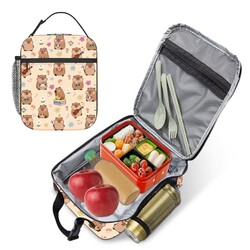 MoYueno Capybaras Kids Lunch Box with Wa