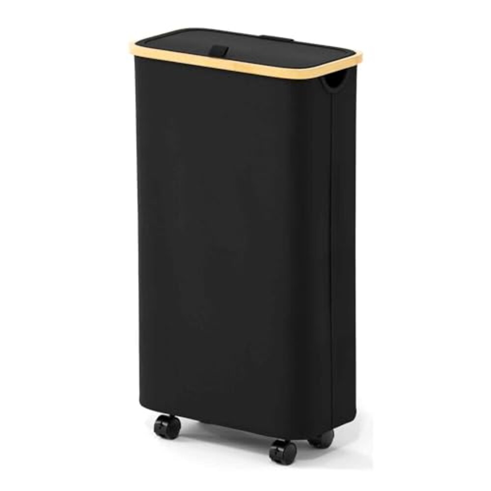 SpaceAid Slim Laundry Hamper with Wheels