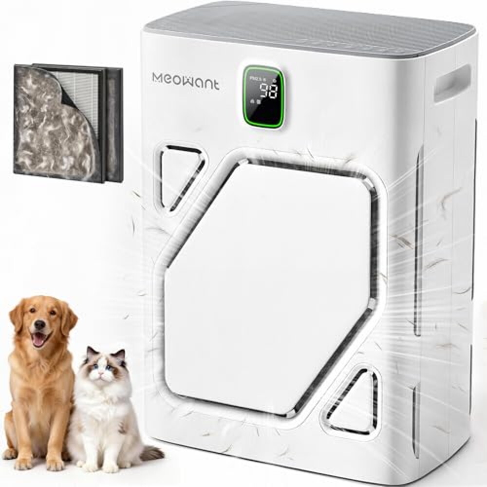 Meowant Pet Air Purifier for Home, Dual-