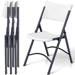 MAKE CHANGES Folding Chairs 4 Pack, Outd