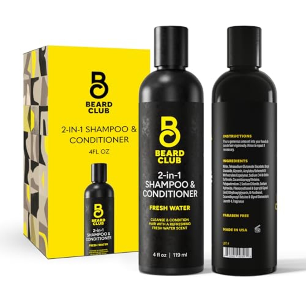 The Beard Club Mens 2 in 1 Shampoo and C