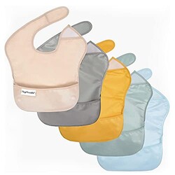 Tiny Twinkle Mess-Proof Baby Bibs for Ea