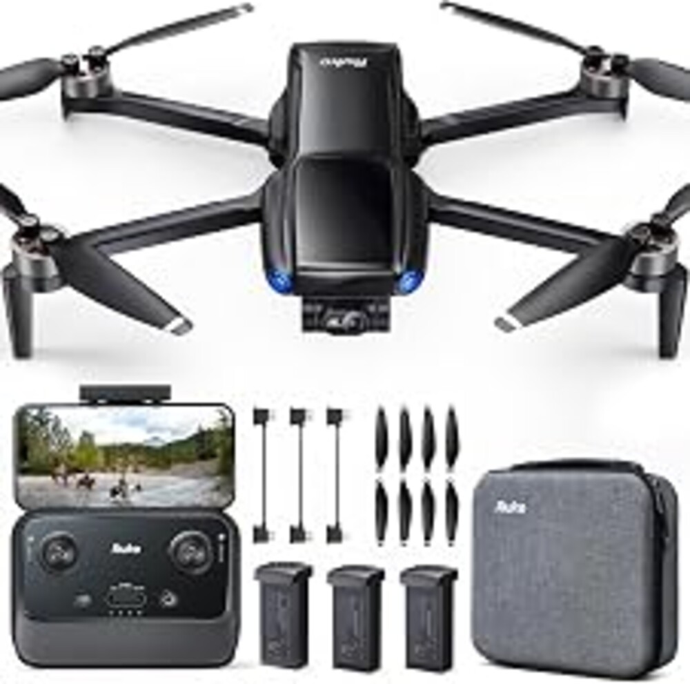 Ruko U11MINI 4K GPS Drone with Camera for Adults (96-Min Flight) | 8K Photo 4K Video Mini Quadcopter, 3-Axis Gimbal, Auto Return, Under 249g FAA Exempt, Beginner Friendly