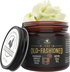 Hearth & Homestead The Old Fashioned, Smoked Tallow Balm for Men, 1.3oz | 100% Grass Fed & Finished, Cocktail Inspired Moisturiser, Face, Body & Beard Cream