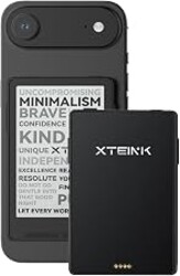 XTEINK X3 3.7" Pocket E-Ink eBook Reader, Space Black | Ultra-thin 0.2" design with magnetic pogo-pin charging, gyroscope page-turn, 16GB storage, and distraction-free reading