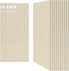 AUTORIFIC Acoustic Wall Panels,10 Pack Sound Panels,47.2"x23.6"x0.35",Camel | 100% Polyester,0.95 NRC,High-Density Soundproof Wall Panels,Acoustic Panels,Sound Dampening Panels for Home,Office,Studio