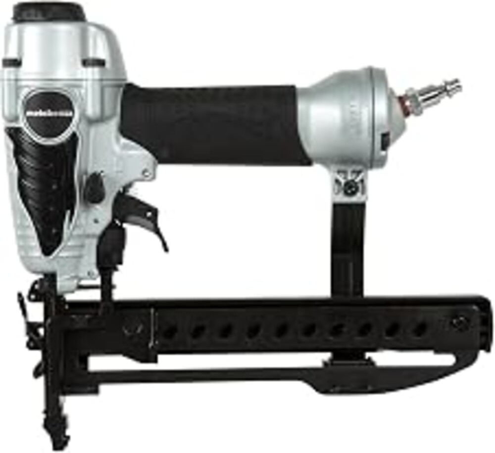 Metabo HPT Narrow Crown Stapler, 18 Gauge Pneumatic, N3804AB3 | Ergonomic Design, Finish Nailer, Furniture & Cabinetry Use, 1/2 to 1-1/2 in. Staples, Lightweight Trim Tool