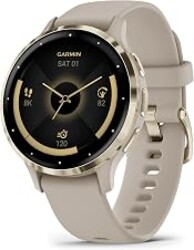 Garmin Venu® 3S, Premium Fitness Smartwatch, 41mm, French Gray | Body Battery™ Energy Monitoring, Sleep Coach, Built-In Sports Apps, Built-In Speaker & Mic, Workout Benefit & Recovery Time