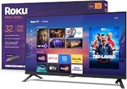 Roku 32-Inch Select Series Smart TV 2026-1080p Full HD TV - RokuTV | Flat Screen LED Television with Voice Remote, Wi-Fi & Bluetooth Headphone Mode - Streaming Live Local News Sports & Movies