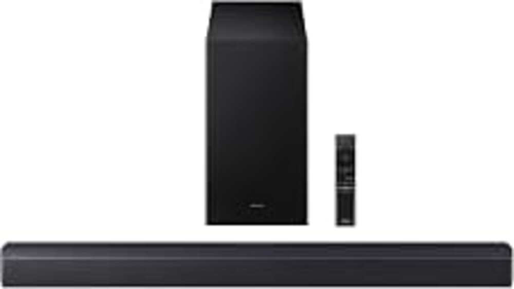 Samsung B-Series Soundbar HW-B550F 2.1 ch DTS Virtual:X Soundbar with Subwoofer (2025 Model) Voice Enhance Mode, Bass Boost, Adaptive Sound