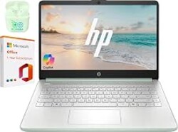 HP 14" Business Laptop Computer with 1-Year Office 365, Intel Quad-Core N150 Processor, Windows 11 Home (Willow Green, 4GB RAM | 128GB UFS)