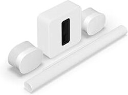 Sonos Arc Ultra soundbar + Sub 4 subwoofer + Era 300 Speakers (Pair)
