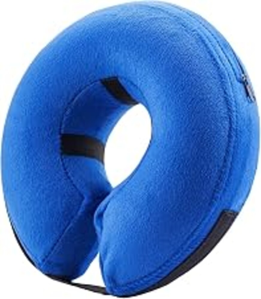 BENCMATE Inflatable Dog Cone Collar Alternative After Surgery Large, Blue | Soft Dog Cone for Small Medium Large Dogs and Cats, Doggie Neck Donut Recovery ECollar to Stop Licking Pets from Injury