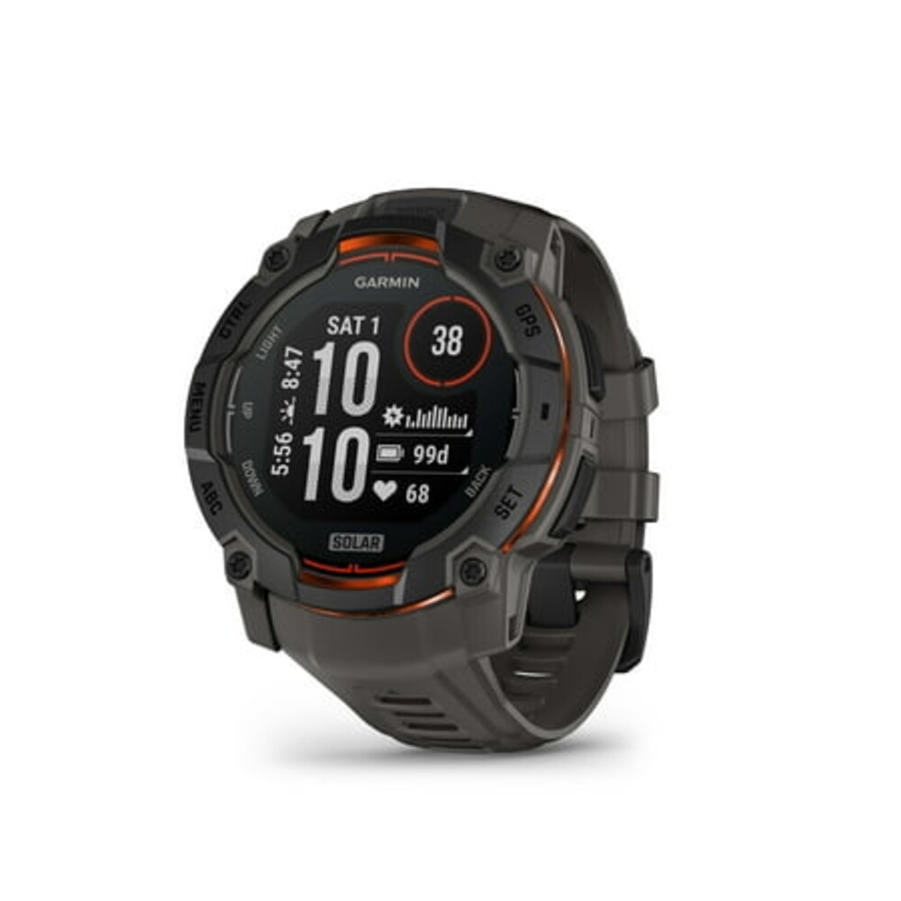 Garmin Instinct 3 50mm Solar Watch Black/Charcoal